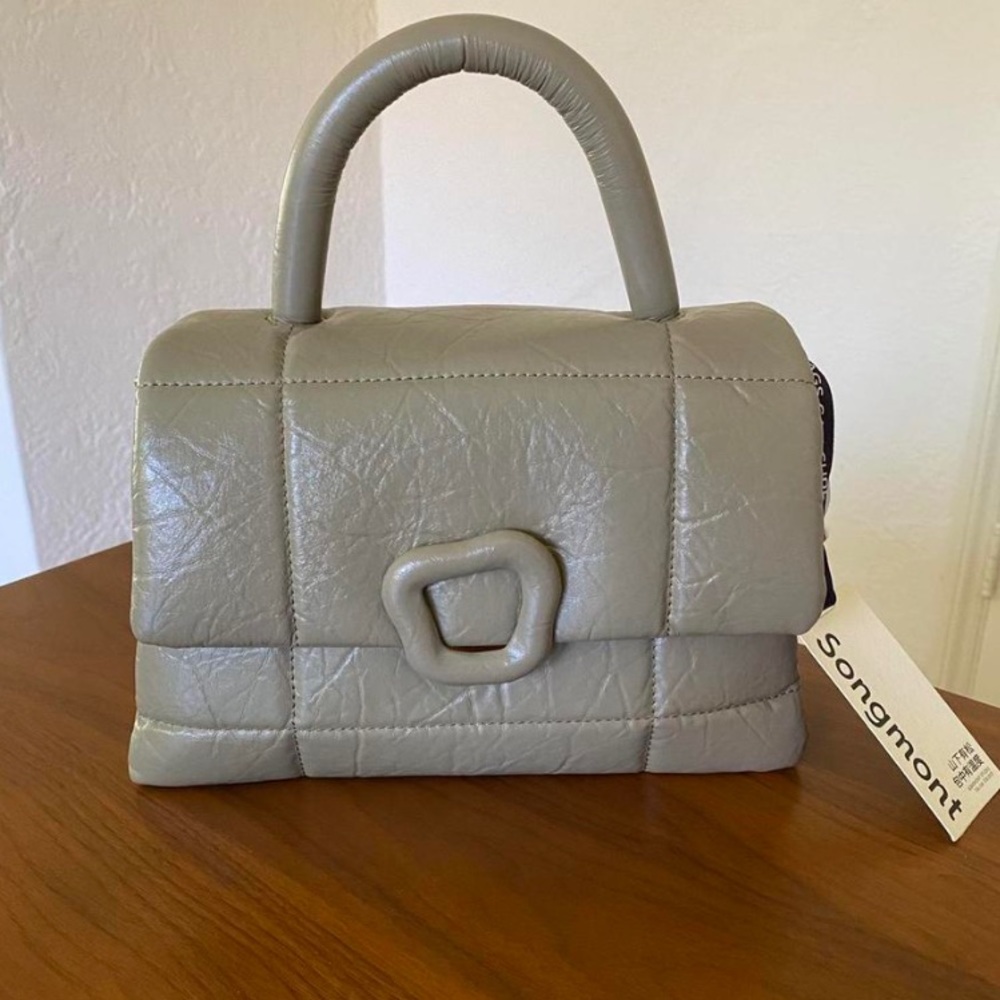 Songmont Gray Shoulder Bag